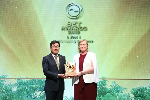Thai Union receives Stock Exchange of Thailand best sustainability excellence award 2019, named on Sustainability Index
